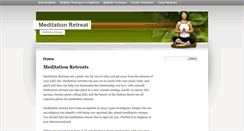 Desktop Screenshot of meditationretreat.net