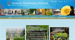Desktop Screenshot of meditationretreat.org