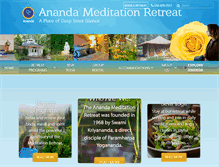Tablet Screenshot of meditationretreat.org